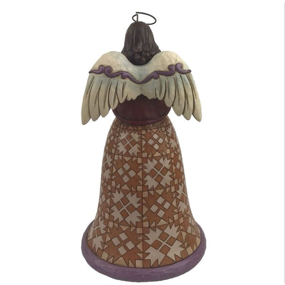 Jim Shore Ceramic Angel Autumn Breezes Cleanse The Spirit Rustic Farmhouse Decor - Picture 7 of 13